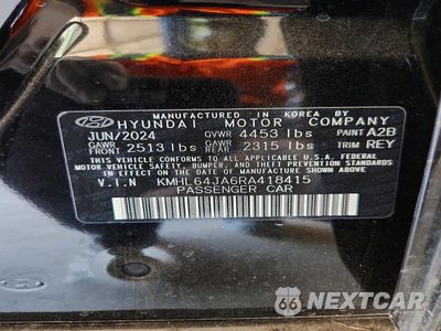 Zdjęcie 12 z 12 samochodu: 2024 HYUNDAI SONATA SEL VIN:KMHL64JA6RA418415 - miniatura
