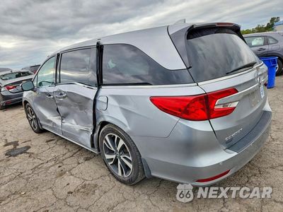 Drugie zdjęcie samochodu z przodu: 2019 HONDA ODYSSEY ELITE VIN:5FNRL6H96KB007690 - miniatura
