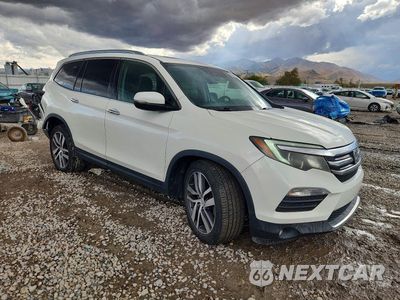 Czwarte zdjęcie samochodu z boku: 2017 HONDA PILOT ELITE VIN:5FNYF6H00HB098310 - miniatura