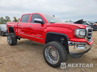 Czwarte zdjęcie samochodu z boku: 2017 GMC SIERRA K1500 SLT VIN:3GTU2NEC8HG300758 - miniatura