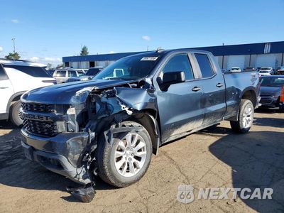 2021 CHEVROLET 1500 SILVERADO K1500 CUSTOM 1GCRYBEK7MZ326448 - główne zdjęcie licytacji z USA - miniatura