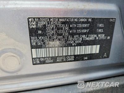 Zdjęcie 14 z 14 samochodu: 2022 TOYOTA RAV4 LE VIN:2T3H1RFV1NC190273 - miniatura