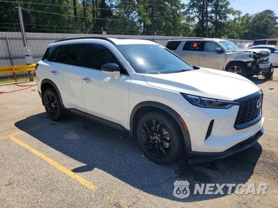 Czwarte zdjęcie samochodu z boku: 2025 INFINITI QX60 LUXE VIN:5N1AL1FS2SC357607 - miniatura
