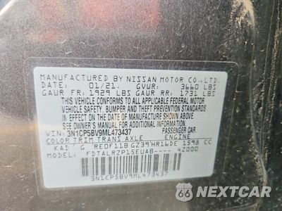 Zdjęcie 12 z 12 samochodu: 2021 NISSAN KICKS S VIN:3N1CP5BV9ML473437 - miniatura