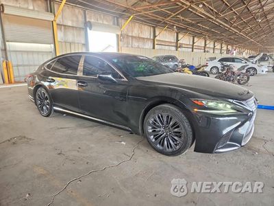 Czwarte zdjęcie samochodu z boku: 2018 LEXUS LS 500H VIN:JTHBYLFF0J5001019 - miniatura