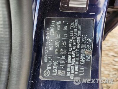 Zdjęcie 12 z 12 samochodu: 2005 HYUNDAI ELANTRA GLS VIN:KMHDN46D45U192376 - miniatura