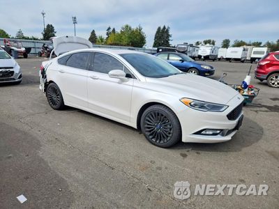 Czwarte zdjęcie samochodu z boku: 2017 FORD FUSION TITANIUM VIN:3FA6P0D99HR319025 - miniatura