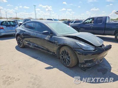 Czwarte zdjęcie samochodu z boku: 2022 TESLA MODEL 3 VIN:5YJ3E1EA2NF304509 - miniatura