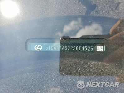 Zdjęcie 13 z 13 samochodu: 2024 LEXUS TX 350 PREMIUM VIN:5TDAAAA62RS001526 - miniatura