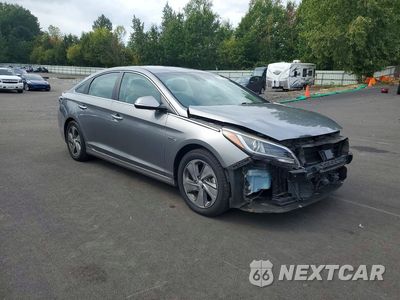 Czwarte zdjęcie samochodu z boku: 2017 HYUNDAI SONATA PLUG-IN HYBRID LIMITED VIN:KMHE54L28HA059634 - miniatura
