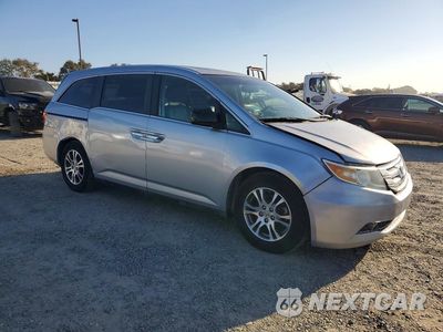 Czwarte zdjęcie samochodu z boku: 2011 HONDA ODYSSEY EXL VIN:5FNRL5H67BB062617 - miniatura