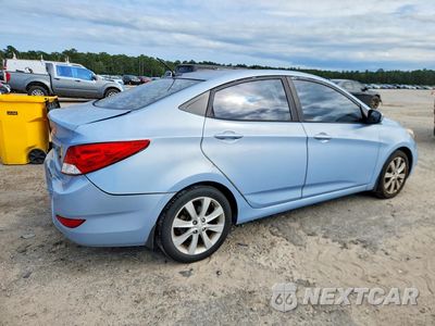 Trzecie zdjęcie samochodu z tyłu: 2013 HYUNDAI ACCENT GLS VIN:KMHCU4AE0DU475905 - miniatura