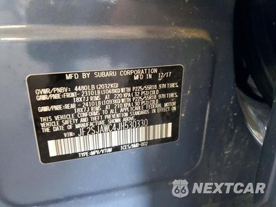 Zdjęcie 14 z 14 samochodu: 2018 SUBARU FORESTER 2.5I TOURING VIN:JF2SJAWC4JH530330 - miniatura