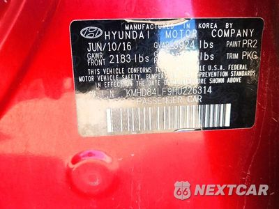 Zdjęcie 12 z 12 samochodu: 2017 HYUNDAI ELANTRA SE VIN:KMHD84LF9HU226314 - miniatura
