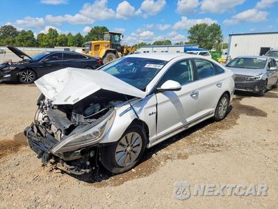 2016 HYUNDAI SONATA HYBRID SE KMHE24L11GA039241 - główne zdjęcie licytacji z USA - miniatura
