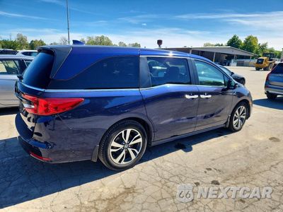 Trzecie zdjęcie samochodu z tyłu: 2022 HONDA ODYSSEY TOURING VIN:5FNRL6H83NB044708 - miniatura