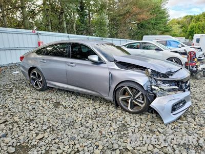 Czwarte zdjęcie samochodu z boku: 2020 HONDA ACCORD SPORT VIN:1HGCV1F33LA087141 - miniatura