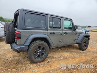 Trzecie zdjęcie samochodu z tyłu: 2020 JEEP WRANGLER UNLIMITED SPORT VIN:1C4HJXDN6LW288185 - miniatura