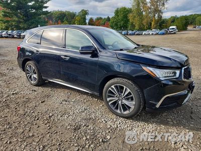 Czwarte zdjęcie samochodu z boku: 2019 ACURA MDX TECHNOLOGY VIN:5J8YD4H57KL033837 - miniatura