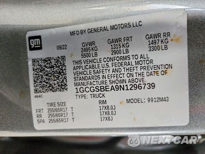Zdjęcie 13 z 13 samochodu: 2022 CHEVROLET COLORADO VIN:1GCGSBEA9N1296739 - miniatura