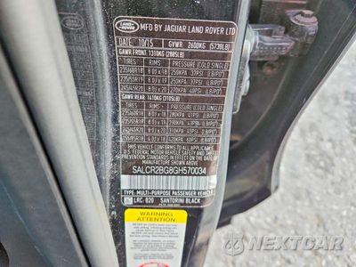 Zdjęcie 13 z 13 samochodu: 2016 LAND ROVER DISCOVERY SPORT HSE VIN:SALCR2BG8GH570034 - miniatura