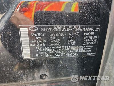 Zdjęcie 13 z 13 samochodu: 2023 HYUNDAI SANTA FE VIN:5NMS34AJ7PH569646 - miniatura