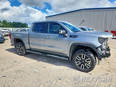 Czwarte zdjęcie samochodu z boku: 2024 GMC SIERRA K1500 AT4 VIN:3GTUUEEL0RG406570 - miniatura