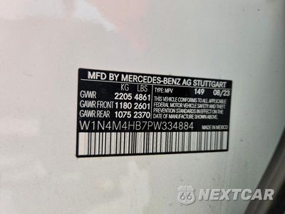 Zdjęcie 13 z 13 samochodu: 2023 MERCEDES-BENZ GLB 250 4MATIC VIN:W1N4M4HB7PW334884 - miniatura