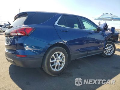 Trzecie zdjęcie samochodu z tyłu: 2022 CHEVROLET EQUINOX LT VIN:3GNAXKEV4NL290244 - miniatura
