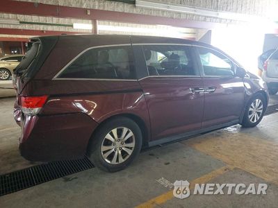 Trzecie zdjęcie samochodu z tyłu: 2015 HONDA ODYSSEY EXL VIN:5FNRL5H64FB060801 - miniatura