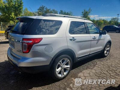 Trzecie zdjęcie samochodu z tyłu: 2014 FORD EXPLORER LIMITED VIN:1FM5K7F83EGA76456 - miniatura