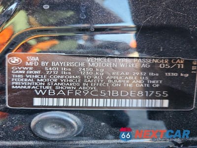 Zdjęcie 12 z 12 samochodu: 2011 BMW 550 I VIN:WBAFR9C51BDE81755 - miniatura