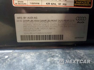 Zdjęcie 13 z 13 samochodu: 2011 AUDI A3 PREMIUM VIN:WAUBEAFM8BA032697 - miniatura