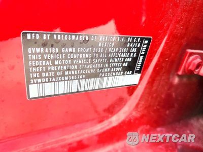 Zdjęcie 13 z 13 samochodu: 2016 VOLKSWAGEN JETTA SE VIN:3VWD67AJXGM365709 - miniatura