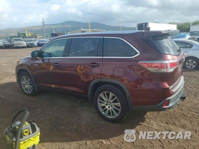 Drugie zdjęcie samochodu z przodu: 2015 TOYOTA HIGHLANDER HYBRID LIMITED PLATINUM VIN:5TDDCRFH2FS007337 - miniatura