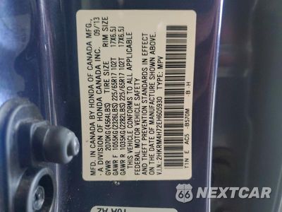 Zdjęcie 13 z 13 samochodu: 2014 HONDA CR-V EXL VIN:2HKRM4H72EH605930 - miniatura