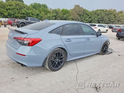 Trzecie zdjęcie samochodu z tyłu: 2022 HONDA CIVIC SI VIN:2HGFE1E50NH476310 - miniatura