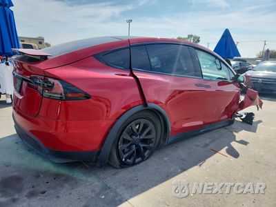 Trzecie zdjęcie samochodu z tyłu: 2023 TESLA MODEL X VIN:7SAXCBE5XPF365841 - miniatura