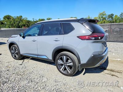 Drugie zdjęcie samochodu z przodu: 2021 NISSAN ROGUE PLATINUM VIN:JN8AT3DC5MW105884 - miniatura