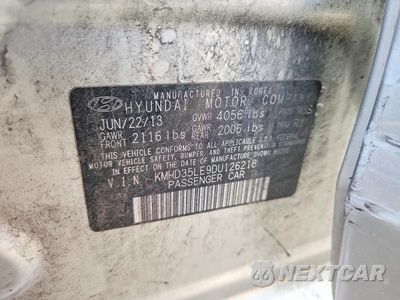 Zdjęcie 12 z 12 samochodu: 2013 HYUNDAI ELANTRA GT BASE VIN:KMHD35LE9DU126218 - miniatura