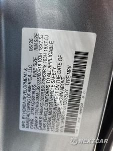 Zdjęcie 13 z 13 samochodu: 2026 HONDA ODYSSEY EXL VIN:5FNRL6H65TB078127 - miniatura