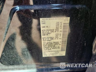 Zdjęcie 12 z 12 samochodu: 2018 NISSAN MURANO SV VIN:5N1AZ2MHXJN141423 - miniatura