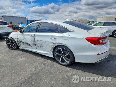 Drugie zdjęcie samochodu z przodu: 2020 HONDA ACCORD SPORT VIN:1HGCV2F38LA000405 - miniatura