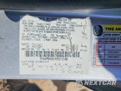 Zdjęcie 12 z 12 samochodu: 2010 FORD FUSION SE VIN:3FAHP0HA6AR315548 - miniatura