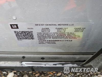 Zdjęcie 13 z 13 samochodu: 2021 CHEVROLET BOLT EV LT VIN:1G1FY6S08M4103418 - miniatura