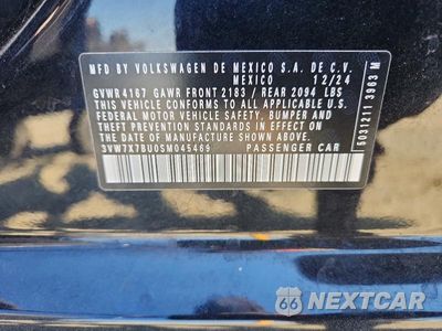 Zdjęcie 12 z 12 samochodu: 2025 VOLKSWAGEN JETTA SE VIN:3VW7X7BU0SM045469 - miniatura
