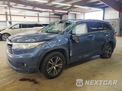 2016 TOYOTA HIGHLANDER XLE 5TDKKRFH2GS157749 - główne zdjęcie licytacji z USA - miniatura