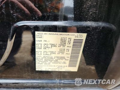Zdjęcie 12 z 12 samochodu: 2022 NISSAN FRONTIER PRO-4X VIN:1N6ED1EK0NN670648 - miniatura