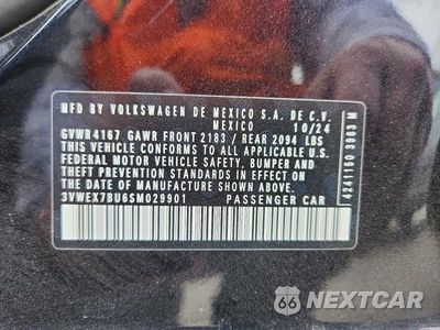 Zdjęcie 12 z 12 samochodu: 2025 VOLKSWAGEN JETTA SE VIN:3VWEX7BU6SM029901 - miniatura
