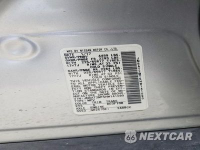 Zdjęcie 13 z 13 samochodu: 2017 NISSAN ROGUE S VIN:JN8AT2MT5HW141090 - miniatura